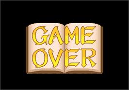 Game Over Screen for Daitoride.