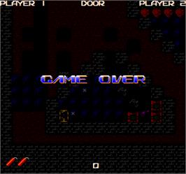Game Over Screen for Dangerous Dungeons.