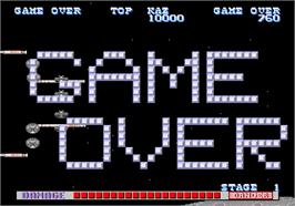 Game Over Screen for Defense.
