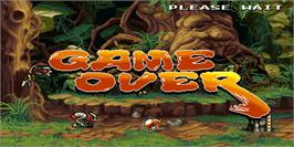 Game Over Screen for Demon Front.