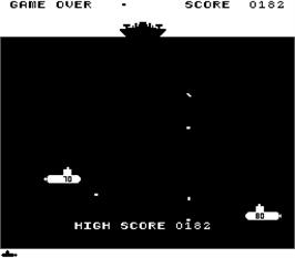 Game Over Screen for Depthcharge.