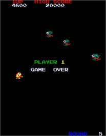 Game Over Screen for Dig Dug II.