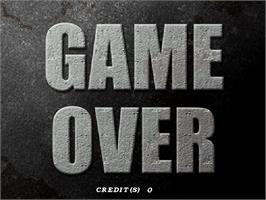 Game Over Screen for Dolphin Blue.