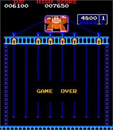 Game Over Screen for Donkey Kong Junior.