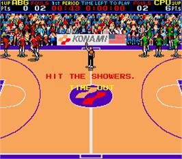 Game Over Screen for Double Dribble.