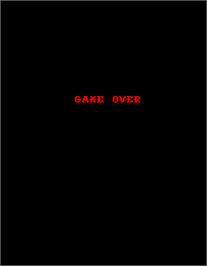 Game Over Screen for Dragon Saber.