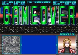 Game Over Screen for Dramatic Adventure Quiz Keith & Lucy.