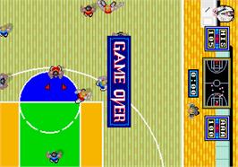 Game Over Screen for Dunk Shot.