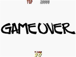 Game Over Screen for Dyna Gear.
