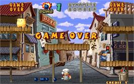 Game Over Screen for Dynamite Bomber.