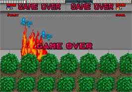 Game Over Screen for Dynamite Dux.