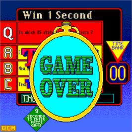 Game Over Screen for Every Second Counts.