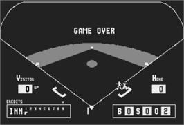 Game Over Screen for Extra Bases.