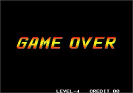 Game Over Screen for Fight Fever.