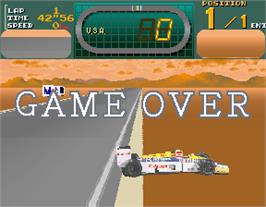 Game Over Screen for Final Lap 2.
