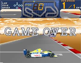 Game Over Screen for Final Lap 3.