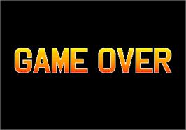 Game Over Screen for Football Champ.