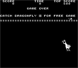 Game Over Screen for Frogs.