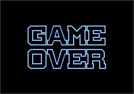 Game Over Screen for G-LOC Air Battle.