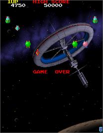 Game Over Screen for Galaga '88.