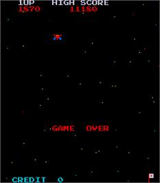 Game Over Screen for Galaxian Part X.