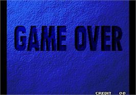 Game Over Screen for Garou - Mark of the Wolves.