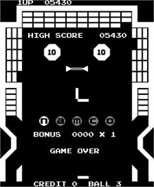 Game Over Screen for Gee Bee.