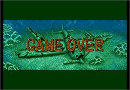Game Over Screen for Ghost Pilots.