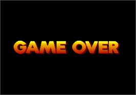 Game Over Screen for Grand Striker.