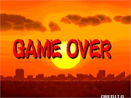Game Over Screen for Gyakuten!! Puzzle Bancho.