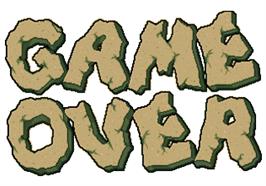 Game Over Screen for Hammer.