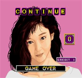 Game Over Screen for Hana Oriduru.