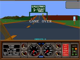 Game Over Screen for Hard Drivin'.