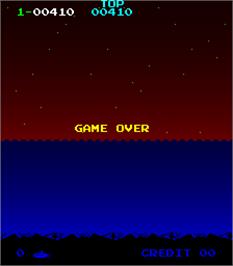 Game Over Screen for HeliFire.