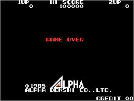 Game Over Screen for High Voltage.