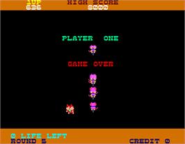 Game Over Screen for Hopping Mappy.