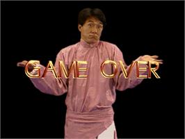 Game Over Screen for Jackie Chan - The Kung-Fu Master.