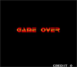 Game Over Screen for Jitsuryoku!! Pro Yakyuu.
