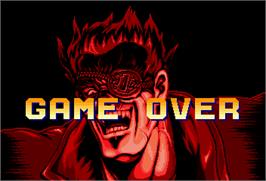 Game Over Screen for Karate Blazers.
