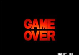 Game Over Screen for King of Gladiator.