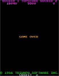 Game Over Screen for MTV Rock-N-Roll Trivia.