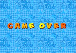 Game Over Screen for Magic Bubble.