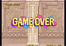 Game Over Screen for Magical Drop III.
