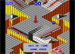 Game Over Screen for Marble Madness.