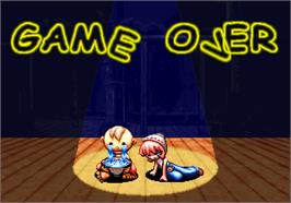 Game Over Screen for Maru-Chan de Goo!.