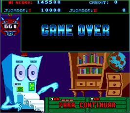 Game Over Screen for Master Boy.