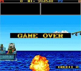 Game Over Screen for Mechanized Attack.