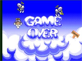 Game Over Screen for Metal Saver.