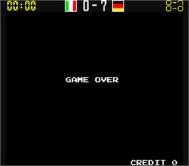 Game Over Screen for Mexico 86.