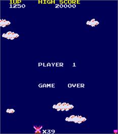 Game Over Screen for Mighty Monkey.